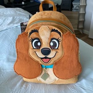 Lady and the Tramp Exclusive Plush Cosplay Mini Backpack Disney Loungefly